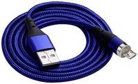 Akyga USB kábel USB-A dugó, USB mikro B dugó 1.0 m Kék AK-USB-47