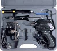 Forrasztópáka készlet, pisztolypáka készlet, pákahegy, forrasztópáka tartó, paneltartó, ónszívó pumpa Toolcraft SK 3000