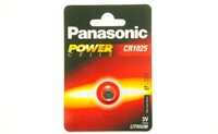 Panasonic CR 1025 3V / 30mAh 1er Blister Lithium Knopfzelle