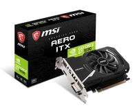 GT 1030 AERO ITX 2GD4 OC GT 1030 AERO ITX 2GD4 OC, GeForce GT 1030, 2 GB, GDDR4, 64 bit, 2100 MHz, PCI Express x16 3.0 Grafikkarten