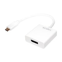 0.14m, USB-C 3.1/DisplayPort USB graphics adapter White