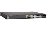 24-port 1 GbE switch PoE+, 3 , modular slots for optional ,