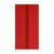 Phoenix Aktenschrank SCL1891GRK aus Stahl mit 2 Türen und 4 Einlegeböden, grauer Korpus und rote Türen mit Schlüsselschloss