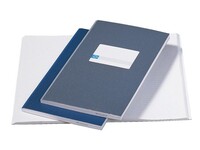 ATLANTA Notitieboek 165 x 210 mm, Gelinieerd, 96 vel, Blauw (pak 5 blokken)