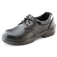 LADIES LACE UP S1 SHOE 1PR BLK 2