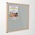 Shield® light oak effect tamperproof slimline lockable office noticeboards