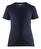 Damen T-Shirt 3479 dunkel marineblau/schwarz