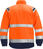 High Vis Fleecejacke Kl.3 4041 FE Warnschutz-orange/marine - Rückansicht