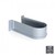 EMUCA 3051621 - Lote de 10 salva sifones curvos para cajón de baño gris