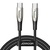 Kabel przewód w oplocie Star-Light Series USB-C - USB-C 100W 2m czarny