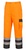 Nadrág derekas Hi-Vis Contrast bélelt vízálló cipzáros bokarész narancs/sötétkék M