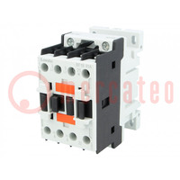 Contactor: 3-pole; NO x3; Auxiliary contacts: NC; 230VAC; 18A; BF
