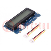 Modul: Display; LCD; Grove; 5VDC; Grove Interface (4-wire),I2C