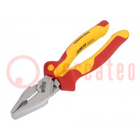 Pliers; insulated,universal; for bending, gripping and cutting