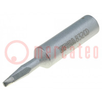 Tip; chisel; 2.2mm; for soldering iron,for soldering station
