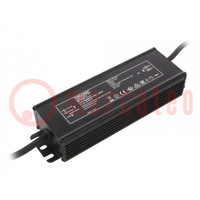 Power supply: switched-mode; LED; 150W; 90÷300VDC; 500mA; IP67