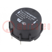 Inductor: wire with current compensation; THT; 3.9mH; 6A; 42mΩ