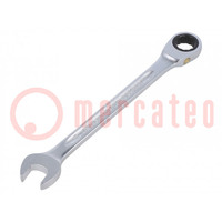 Wrench; combination spanner; 13mm; chromium plated steel