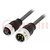 Cable: for sensors/automation; 7/8",both sides; 0.3m; male; PIN: 5