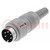 Connector: DIN; plug; male; PIN: 5; Layout: 240°; straight; for cable