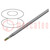 Wire; ELITRONIC® LIYCY; 24x0.5mm2; tinned copper braid; PVC; grey
