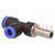 Plug-in distributor; T-tap splitter; -0.95÷15bar; BLUELINE; 12mm