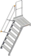 Layher Plattformtreppe 60° 7 Stufen - 800 mm breit