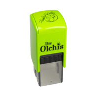 Olchi Handwasch-Stempel Trodat Motiv Junge grün