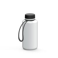 Artikelbild Drink bottle "Refresh" clear-transparent incl. strap, 0.7 l, white/black