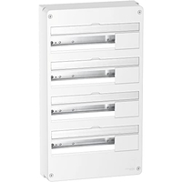 SCHNEIDER ELECTRIC - RESI9 - CAJA SOBRESALIENTE BLANCA (RAL 9003) - 4 FILAS DE 18 MÓDULOS - R9H18404