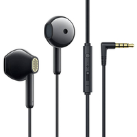 JOYROOM JR-EW05 WIRED SERIES HALF IN-EAR AURICULARES CON CABLE, NEGRO