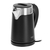 ADLER - COMPACT STAINLESS STEEL KETTLE 0.6 L - ELECTRIC MINI TRAVEL KETTLE BLACK - WIRELESS AND QUICK BOILING - IDEAL FOR CAMPIN