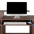 * Computertisch / Schreibtisch WORKSPACE H IV 137 x 60 cm mit Standcontainer walnuss / weiß hjh OFFICE