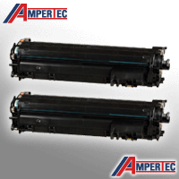 2 Ampertec Toner ersetzt HP CE505D 05A schwarz
