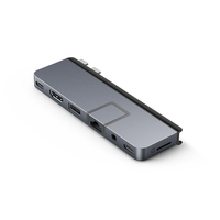HYPER HD575-GRY-GL notebook dock & poortreplicator USB 3.2 Gen 1 (3.1 Gen 1) Type-C Grijs