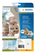 HERMA 10752 étiquette auto-collante Rectangle Permanent Marron 640 pièce(s)