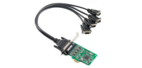 Moxa CP-104EL-A-DB9M interfacekaart/-adapter Intern Serie