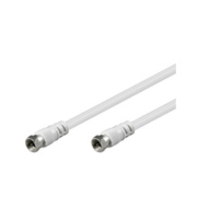 Mercodan RG59, 10m cable coaxial Blanco