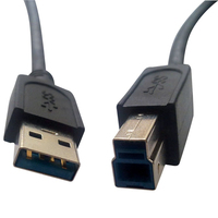 Videk 2585A-2 USB-kabel 2 m USB 3.2 Gen 1 (3.1 Gen 1) USB A USB B Zwart