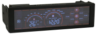 LC-Power LC-CFC-1 snelheidsregelaar voor ventilator 13,3 cm (5.25") LCD Zwart