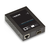 Black Box LPS535A-SFP netwerk media converter 1000 Mbit/s Multimode, Single-mode Zwart