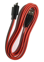 Jabra 14201-61 kabel USB USB 2.0 USB A Micro-USB A Czarny, Czerwony