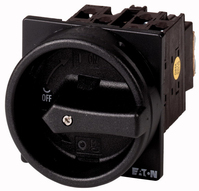 Eaton T0-2-1/EA/SVB-SW electrical switch Rotary switch 3P Black