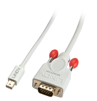 Lindy 41965 video kabel adapter 0,5 m VGA (D-Sub) Mini DisplayPort Wit