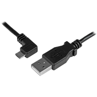 StarTech.com Micro USB Lade- und Sync-Kabel St/St - Links gewinkelt Micro-USB - 0,5m