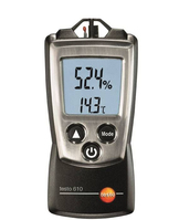Testo 610 Binnen Elektronische hygrometer Zwart, Zilver