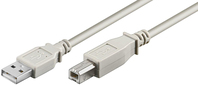 Microconnect USBAB5 cable USB 5 m USB 2.0 USB A USB B Blanco