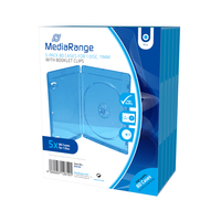 MediaRange BOX38 CD-Hülle Blu-ray-Gehäuse 1 Disks Blau