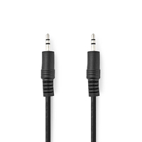 Nedis CAGL22000BK50 cable de audio 5 m 3,5mm Negro