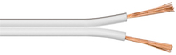 Goobay Lautsprecherkabel, weiß, CU, 100 m Spule, Querschnitt 2 x 0.75 mm2, Eca
